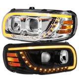 Peterbilt 389, 388 and 567 - Projection Headlight With LED Turn Signal & Light Bar