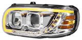 Peterbilt 389, 388 and 567 - Projection Headlight With LED Turn Signal & Light Bar