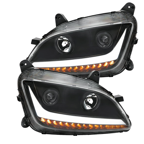 Peterbilt 579 (2012-2021) - Projection Headlight With LED Position Light & Sequential Signal