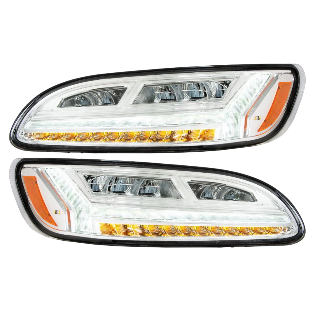 Peterbilt 386 (2006-2016) and 387 (2000-2011) - 6 LED Headlight