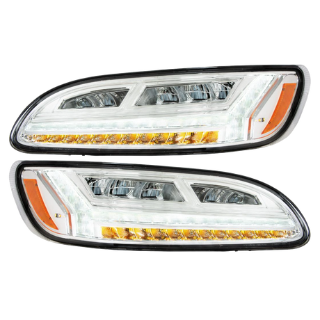 Peterbilt 386 (2006-2016) and 387 (2000-2011) - 6 LED Headlight