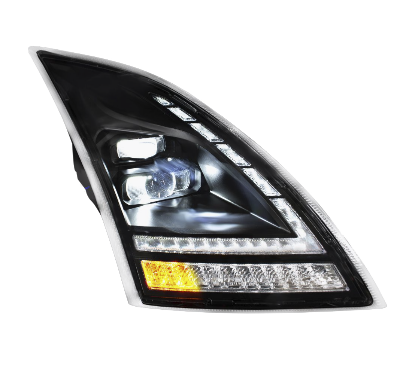 Volvo VNL (2018-2024) - Full LED Headlight With Switchable Sequential Turn Signal