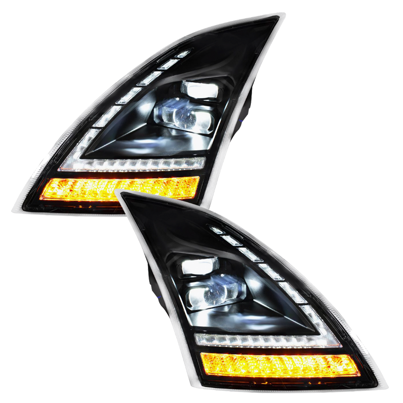 Volvo VNL (2018-2024) - Full LED Headlight With LED Turn Signal and DRL