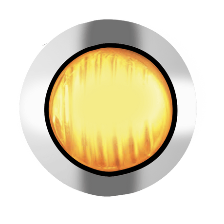 3/4″ Amber Dual Color Round 3 LED Marker Lights - HD Truck Source