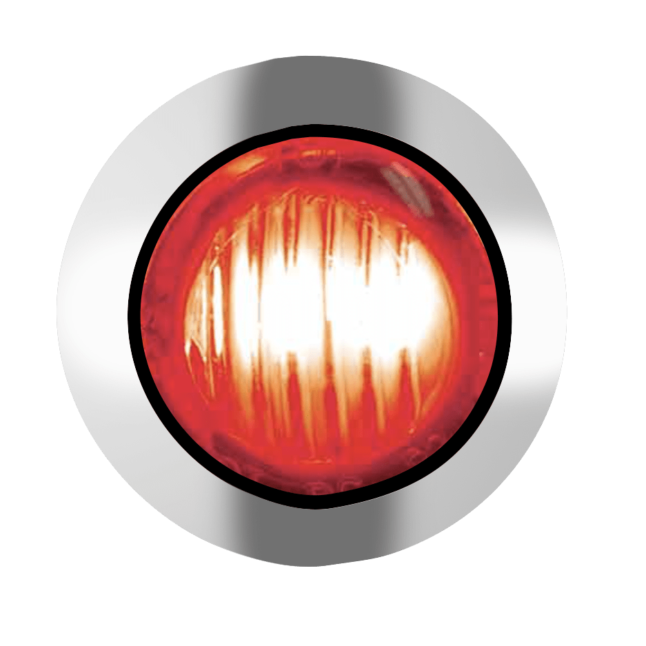 3/4″ Amber Dual Color Round 3 LED Marker Lights - HD Truck Source