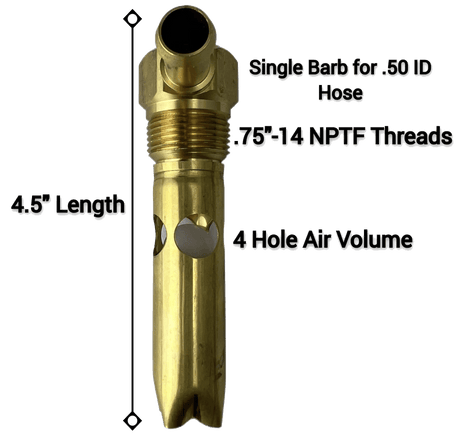 3/4 Inch Fuel Tank Brass Vent Assembly - HD Truck Source