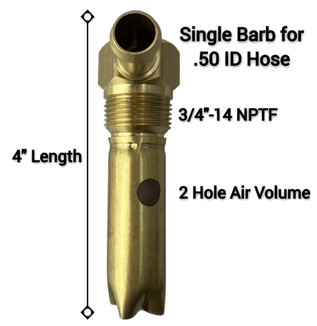 3/4 Inch Fuel Tank Brass Vent Assembly - HD Truck Source