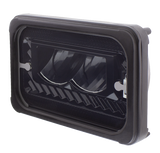 4" X 6" Heated LED Headlight With Glass Lens & Aluminum Housing