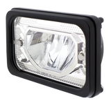 4" X 6" Heated LED Headlight With Glass Lens & Aluminum Housing
