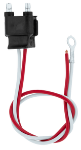 Pigtail - 2 Wire With 2 Prong Straight Plug - 12 Inch Lead