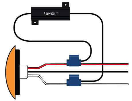 Load Resistor 6 OHM, 50 Watt Pair