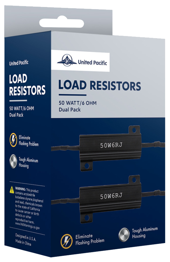 Load Resistor 6 OHM, 50 Watt Pair