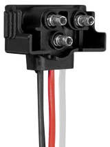 Wire Harness - 6 Plugs, 3-Prong Male Right Angle Bullet Plugs, 7-1/2" Lead Between Plugs