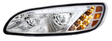 Peterbilt 386 (2006-2016) and 387 (2000-2011) - LED Headlight With Color Changing Position Light Bar