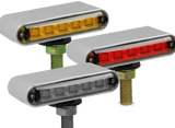 3.5 Inch Double Face LED Light Bar Amber and Red - HD Truck Source