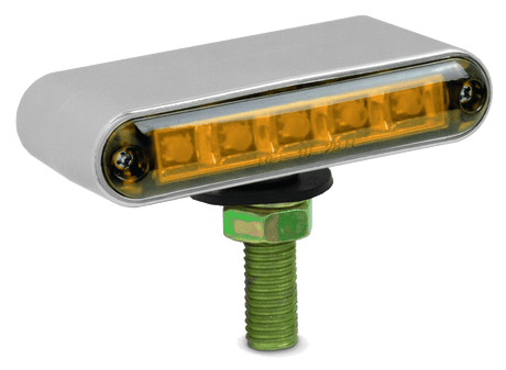 3.5 Inch Double Face LED Light Bar Amber and Red - HD Truck Source