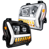 Kenworth W990 (2018-2024) - Headlight With LED DRL Light Bar & Turn Signal