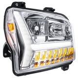 Kenworth W990 (2018-2024) - Headlight With LED DRL Light Bar & Turn Signal