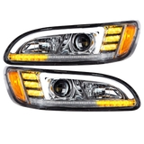 Peterbilt 386 (2005-2015) - Projection Headlight With LED Sequential Turn & DRL