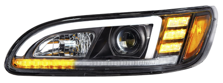 Peterbilt 386 (2005-2015) - Projection Headlight With LED Sequential Turn & DRL