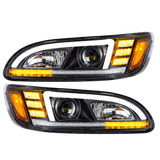 Peterbilt 386 (2005-2015) - Projection Headlight With LED Sequential Turn & DRL