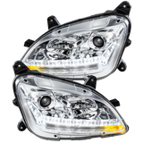 Peterbilt 579 (2012-2021 ) 587 (2010-2016) - Projection Headlight With LED Sequential Turn and DRL