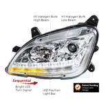 Peterbilt 579 (2012-2021 ) 587 (2010-2016) - Projection Headlight With LED Sequential Turn and DRL