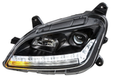 Peterbilt 579 (2012-2021 ) 587 (2010-2016) - Projection Headlight With LED Sequential Turn and DRL