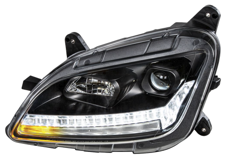 Peterbilt 579 (2012-2021 ) 587 (2010-2016) - Projection Headlight With LED Sequential Turn and DRL