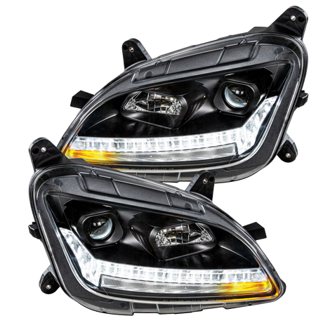 Peterbilt 579 (2012-2021 ) 587 (2010-2016) - Projection Headlight With LED Sequential Turn and DRL
