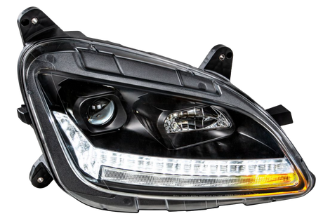 Peterbilt 579 (2012-2021 ) 587 (2010-2016) - Projection Headlight With LED Sequential Turn and DRL