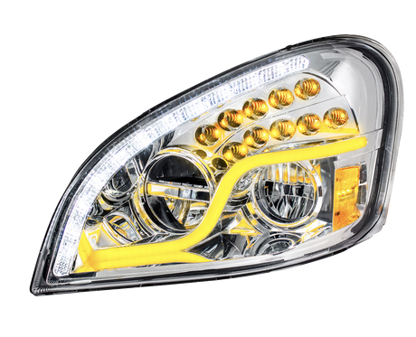 Freightliner Cascadia (2008-2017)  - LED Headlight With DRL & LED Turn Signal