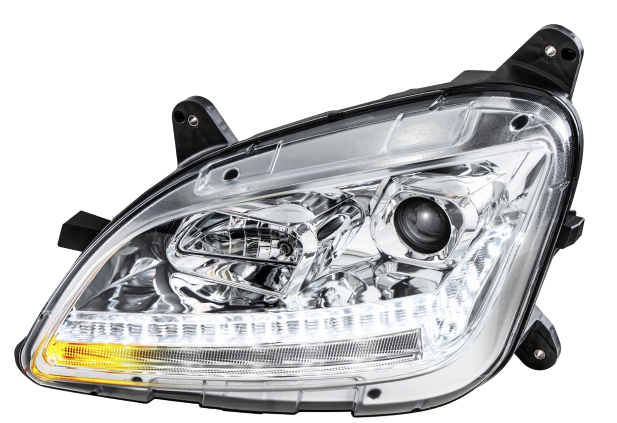 Peterbilt 579 (2012-2021 ) 587 (2010-2016) - Projection Headlight With LED Sequential Turn and DRL