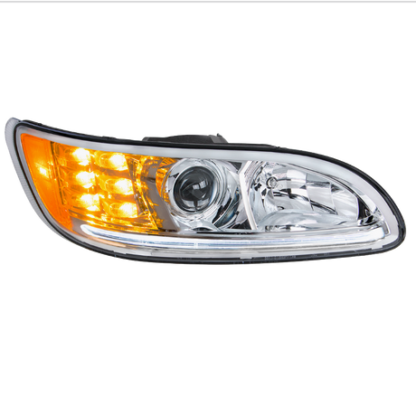 Peterbilt 382/384/386/387 - Projection Headlight With LED Position Light & LED Turn Signal