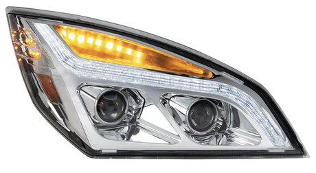 Freightliner Cascadia (2018-2020) - LED Projection Headlight With Position Light & LED Turn Signal