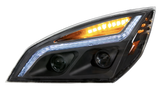Freightliner Cascadia (2018-2020) - LED Projection Headlight With Position Light & LED Turn Signal