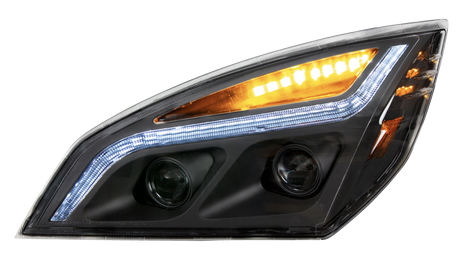Freightliner Cascadia (2018-2020) - LED Projection Headlight With Position Light & LED Turn Signal