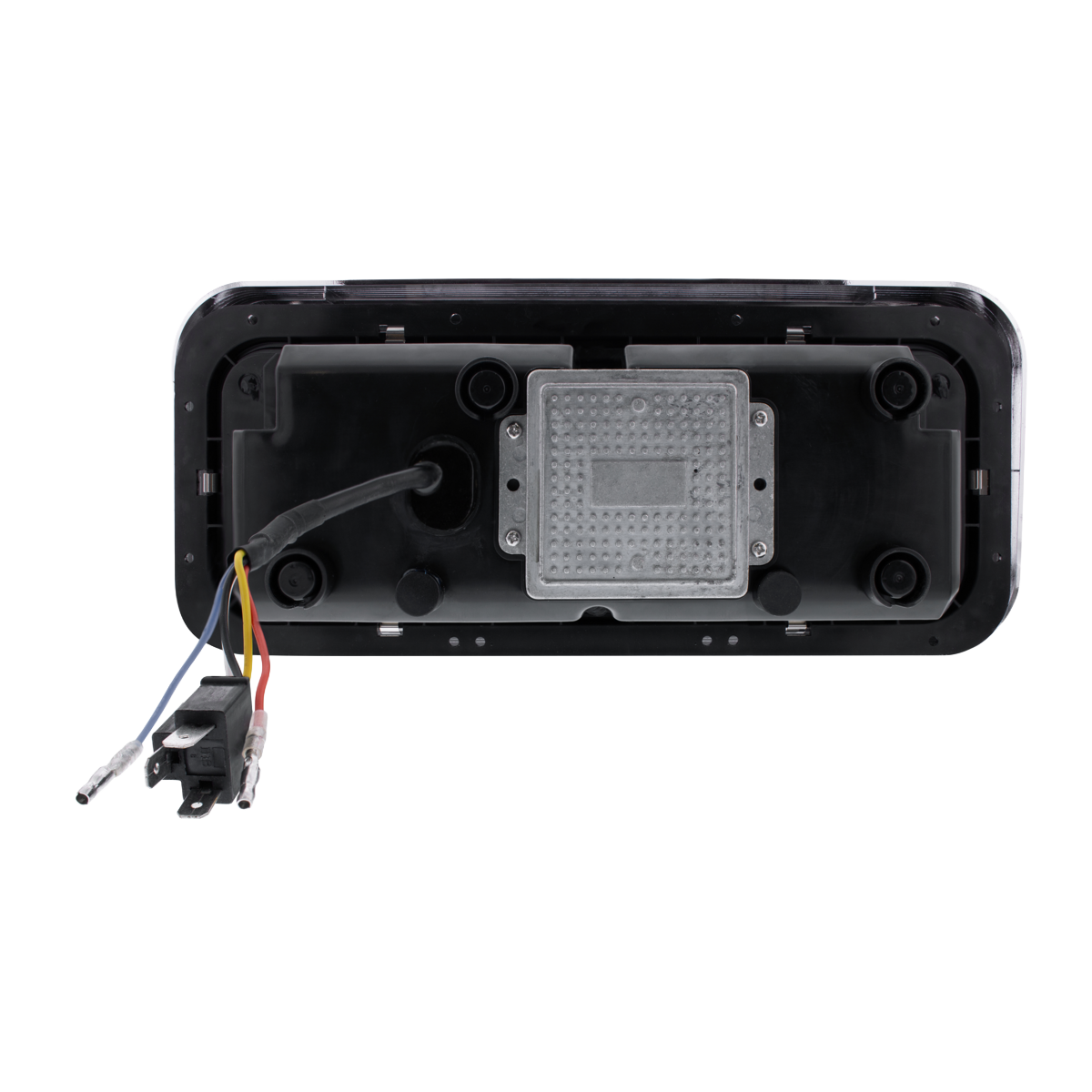 4 x 6 Inch High Power 9 LED Headlight With LED Turn Signal & Position Light-Passenger