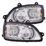 Kenworth T660 (2008-2017) - Full LED Headlight With Sequential Turn Signal & Position Light Bars
