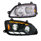 Kenworth T660 (2008-2017) - Full LED Headlight With Sequential Turn Signal & Position Light Bars