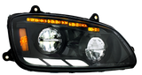 Kenworth T660 (2008-2017) - Full LED Headlight With Sequential Turn Signal & Position Light Bars