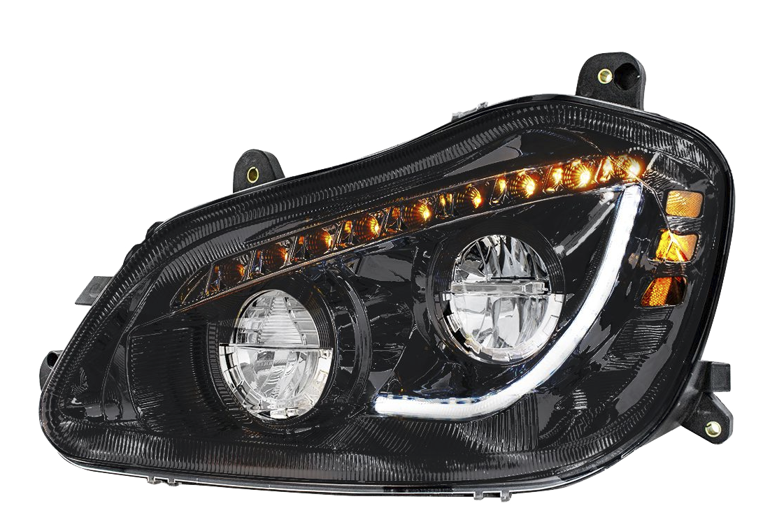 Kenworth T680 (2013-2021) - High Power 45 LED Headlight With Sequential Turn Signal