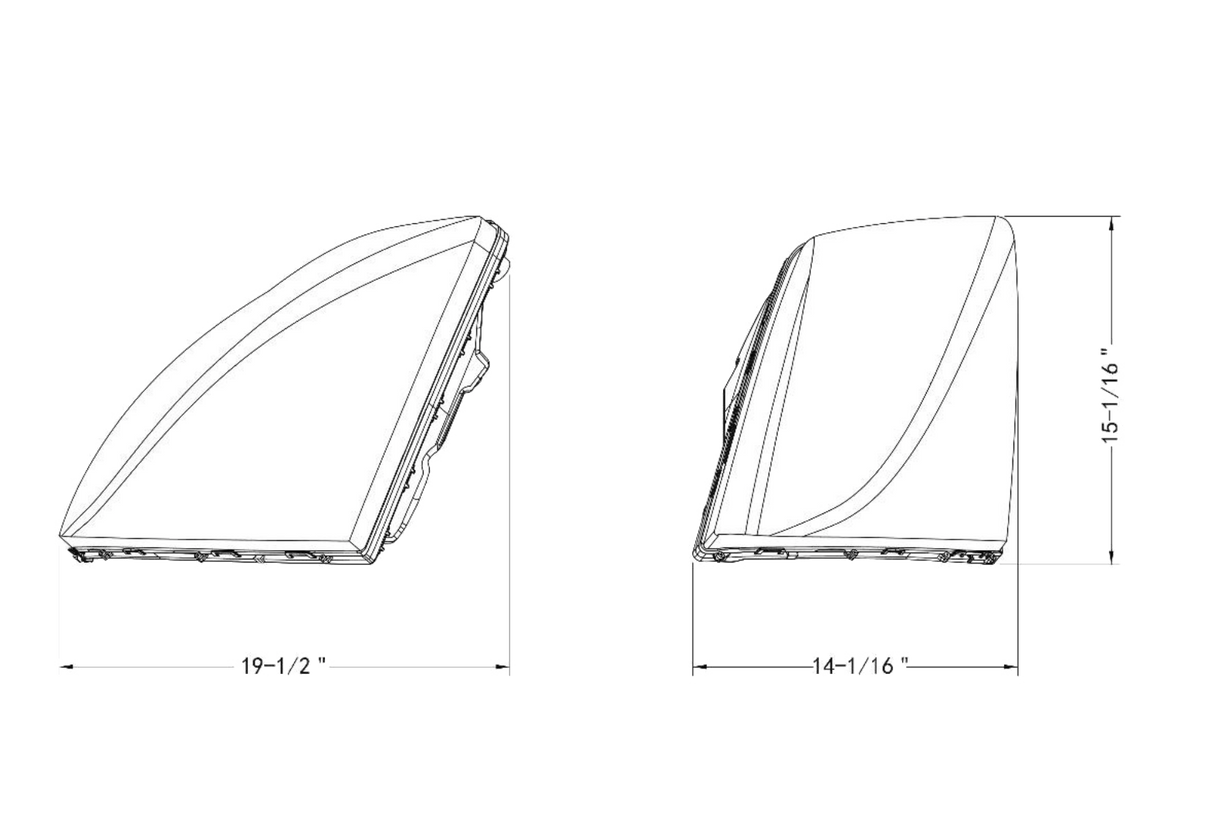 Volvo VN/VNL (2003-2017) - LED Headlight With Dual Color LED Light Bars