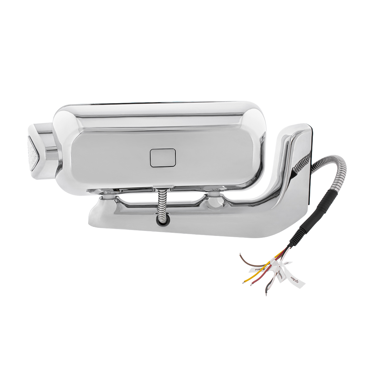 Peterbilt 379 - 10 High Power LED Projection Headlight Assembly With Mounting Arm & Turn Signal Side Pod