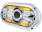 Universal LED Projector One-Piece Style Headlight For Dual 5-3/4" Headlight Housing