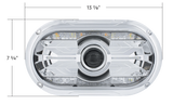 Universal LED Projector One-Piece Style Headlight For Dual 5-3/4" Headlight Housing