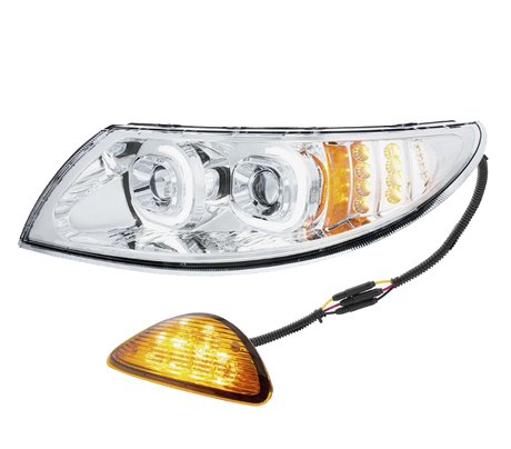 International Durastar and MV - LED Projector Headlight With Rear Facing Turn Signal