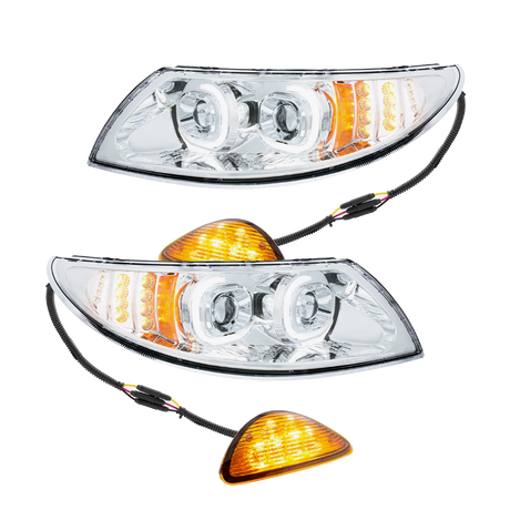 International Durastar and MV - LED Projector Headlight With Rear Facing Turn Signal