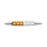 6" Dual Function Double Fury 6 LED Marker Light With Chrome Bezel