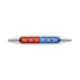 6" Dual Function Double Fury 6 LED Marker Light With Chrome Bezel